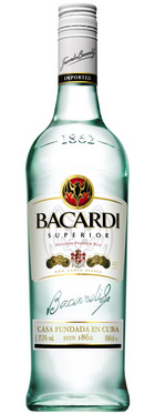 Bacardi White Rum 1Lt