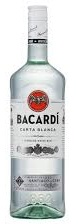 Bacardi Rum White 1lt