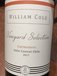 William Cole-carmenere