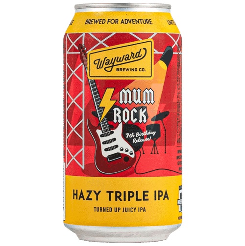 Wayward Mum Rock Hazy Triple Ipa Cans 375ml