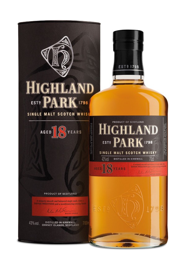 Highland Park 18 Year Old Single Malt Whisky