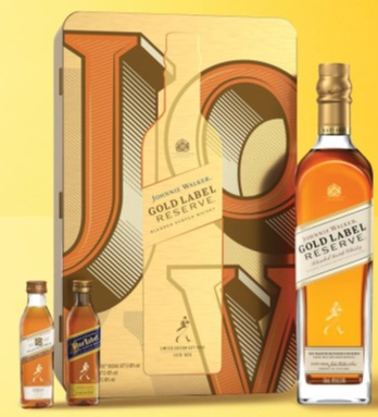 Johnnie Walker Gold and 2 Minis Gift Pack