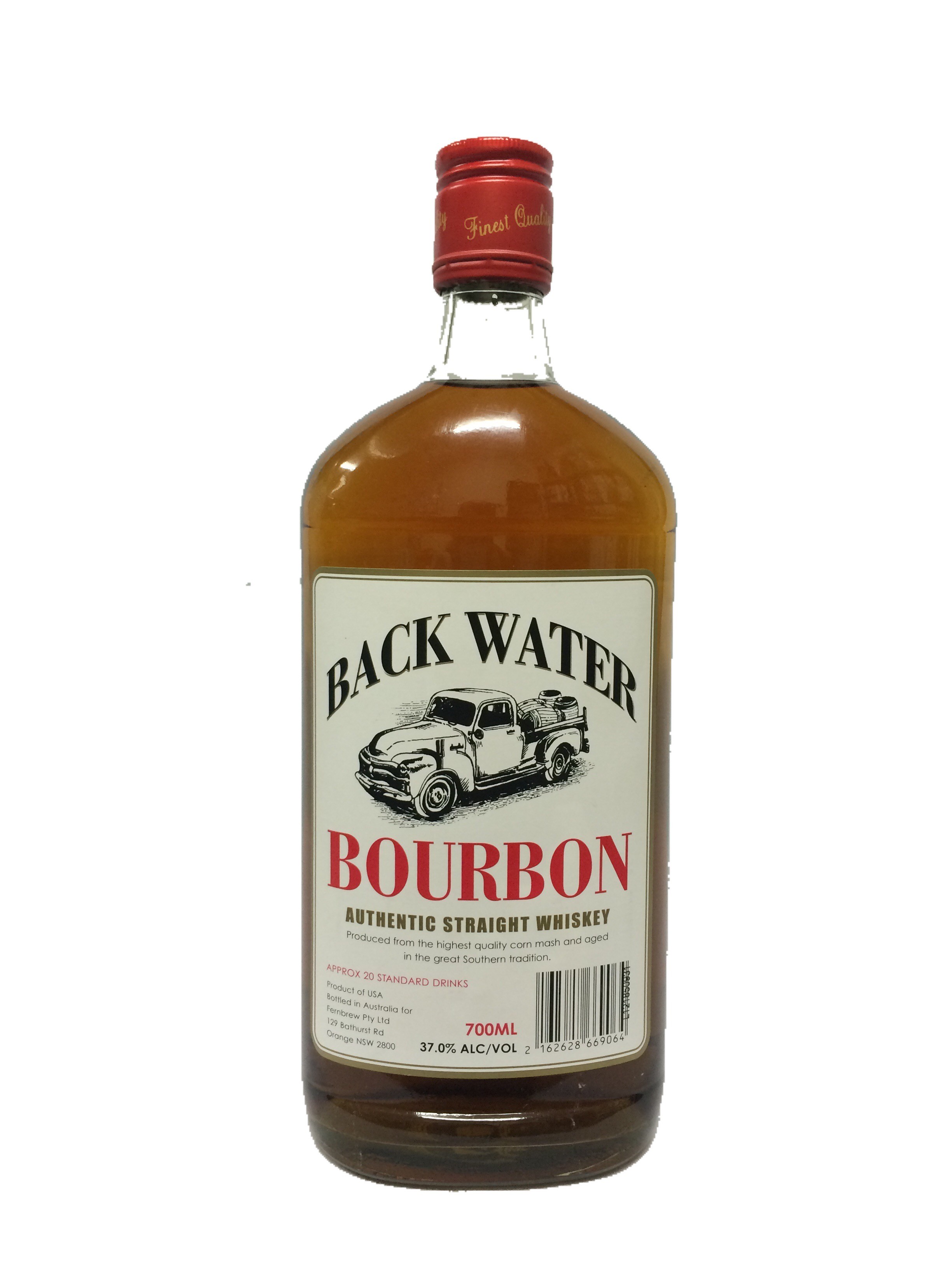 Back Water Bourbon Authentic Stright Whiskey