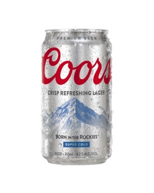 Coors Lager Cans