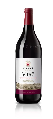 Tikves Vitac Semi Sweet Red 1Lt