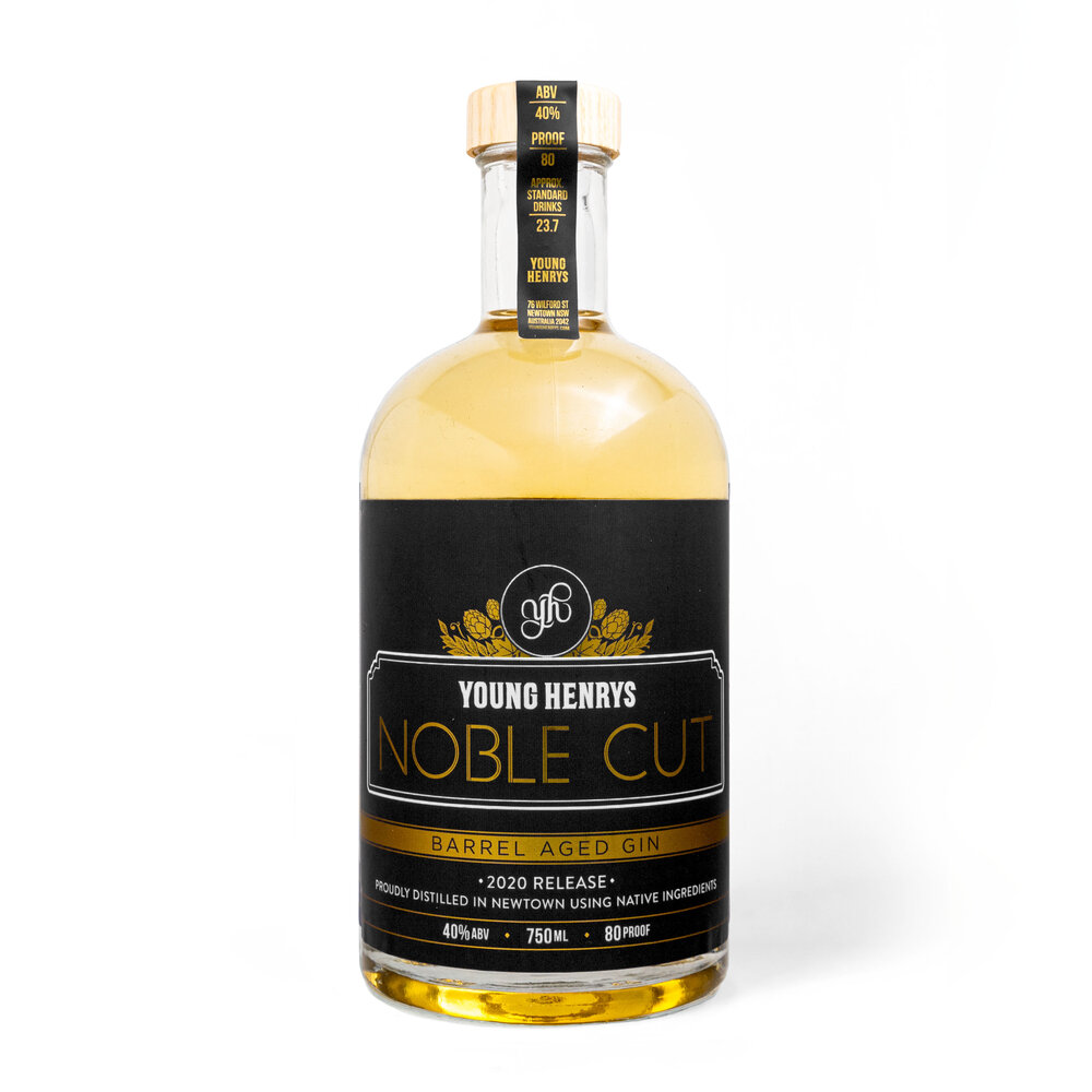 Young Henrys Noble Cut Barrell Aged gin 2020 release