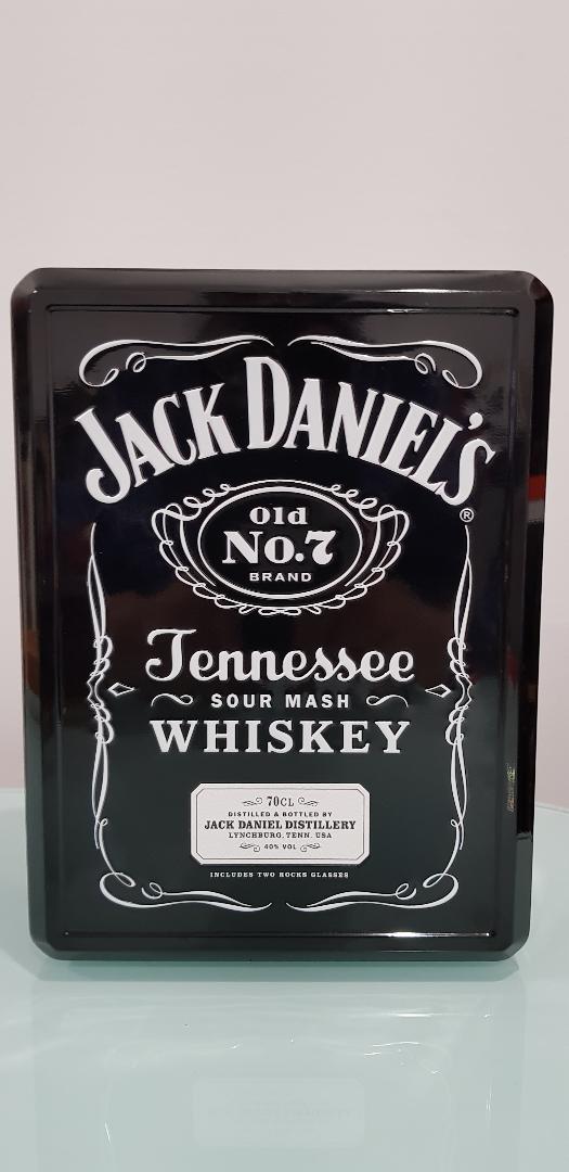Jack Daniels Tin-2 Glasses Gift Pack
