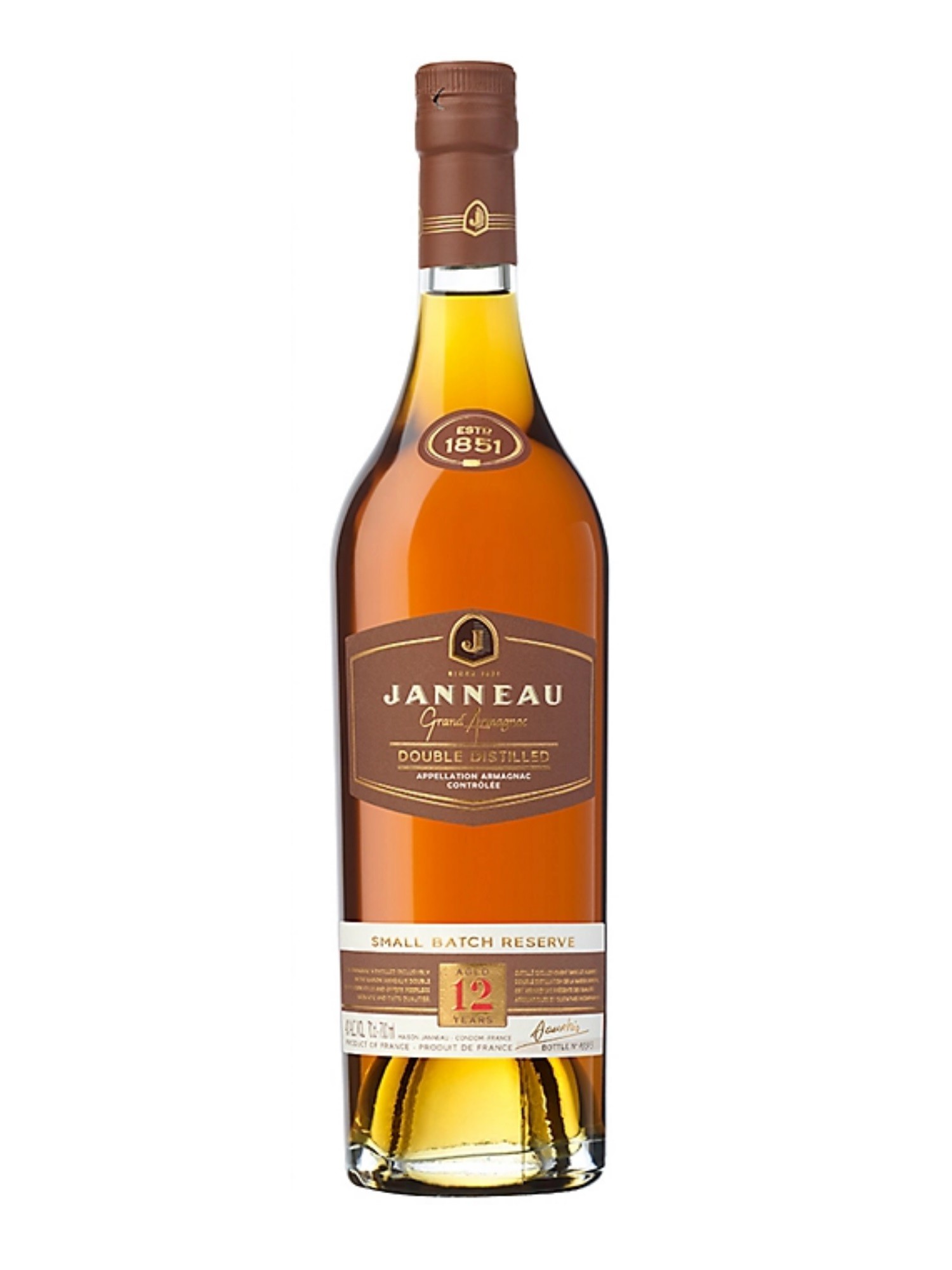 Janneau Double Dist-12yo Armagnac 700ml