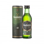 Glenfiddich 12yo Single Malt 50ml NO Tube Bottle ONLY 